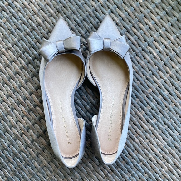 Shoes of Prey Pointed Toe Half D'Orsay Flats - Picture 5 of 6